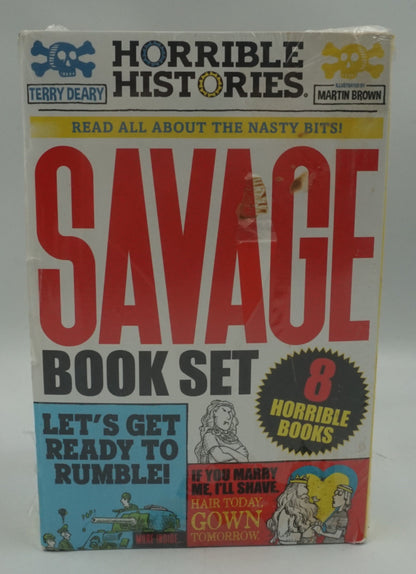 horrible histories savage 8 book collection
