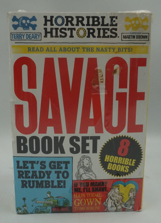 horrible histories savage 8 book collection
