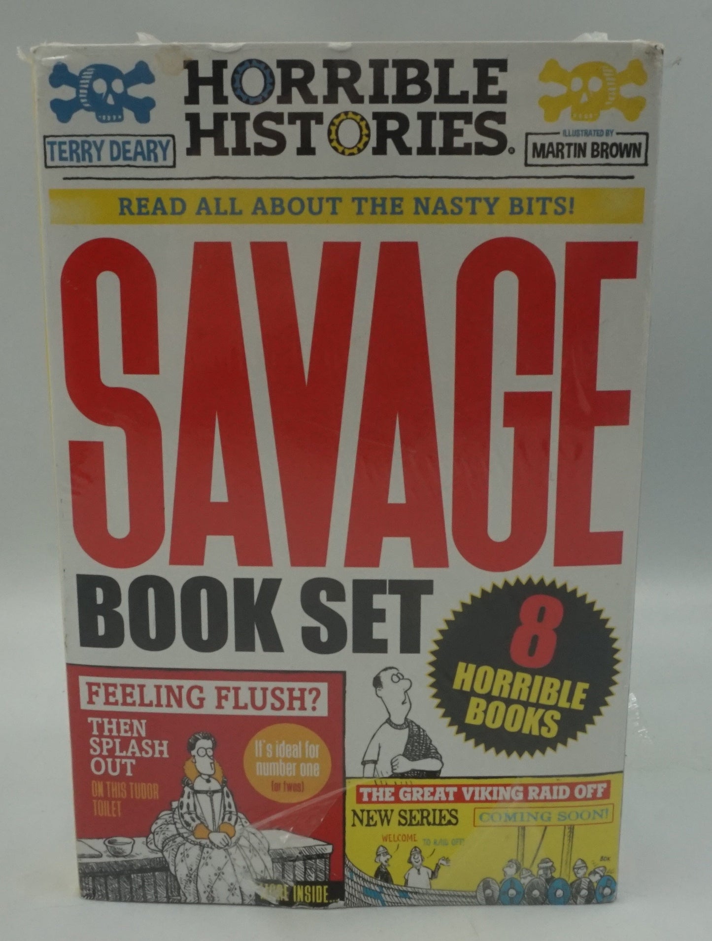 horrible histories savage 8 book collection