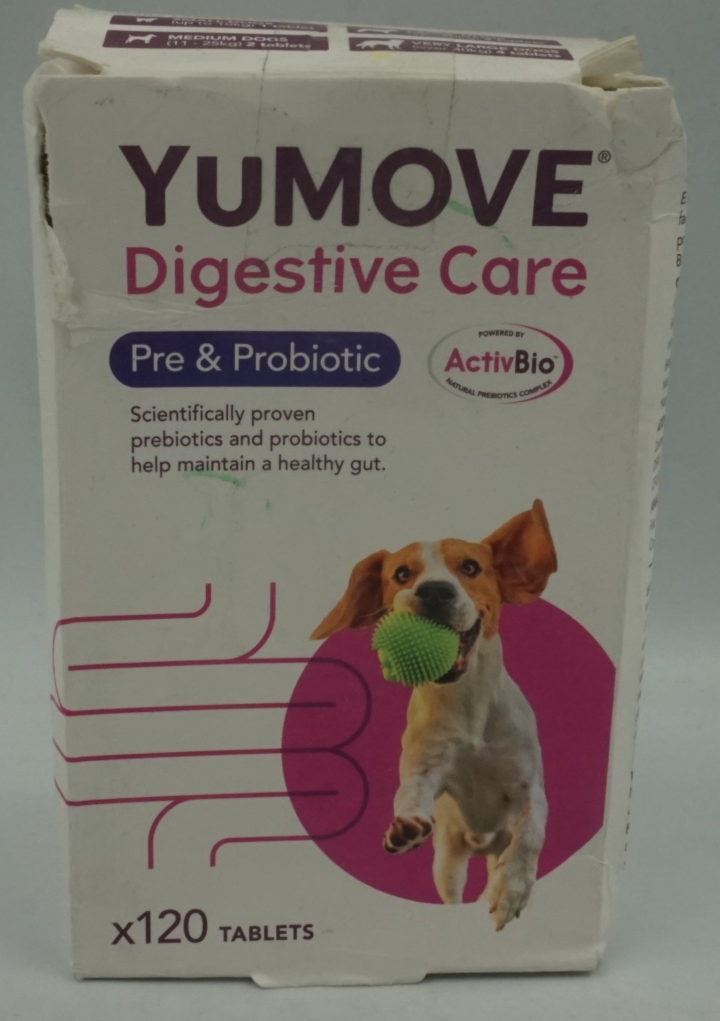 yumove digestive care pre and probiotic 120 tablets