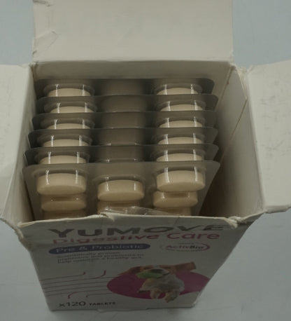 yumove digestive care pre and probiotic 120 tablets