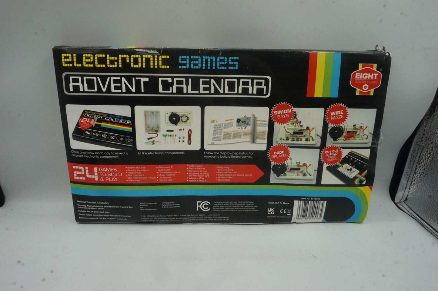 electronic games advent calendar 24 games to build and play