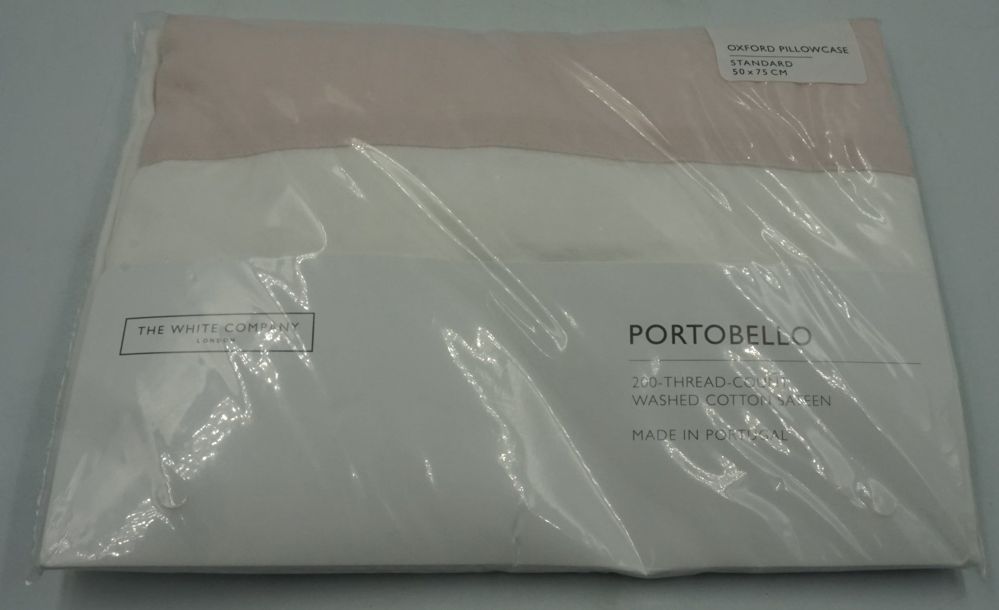 The White Company Portobello standard oxford pillowcase 50X75cm