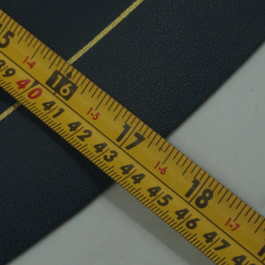 set of 6 blue and green leather placemats 44X37cm and coasters 13.5X11.5CM