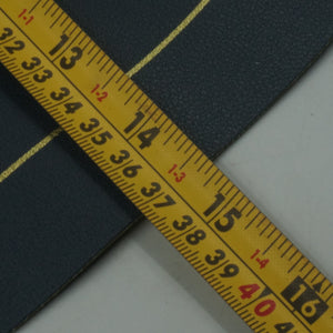 set of 6 blue and green leather placemats 44X37cm and coasters 13.5X11.5CM