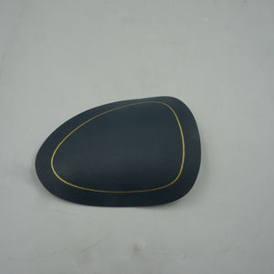 set of 6 blue and green leather placemats 44X37cm and coasters 13.5X11.5CM