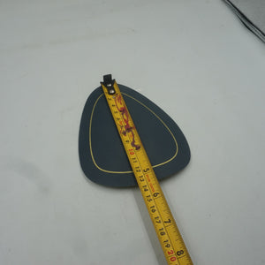 set of 6 blue and green leather placemats 44X37cm and coasters 13.5X11.5CM