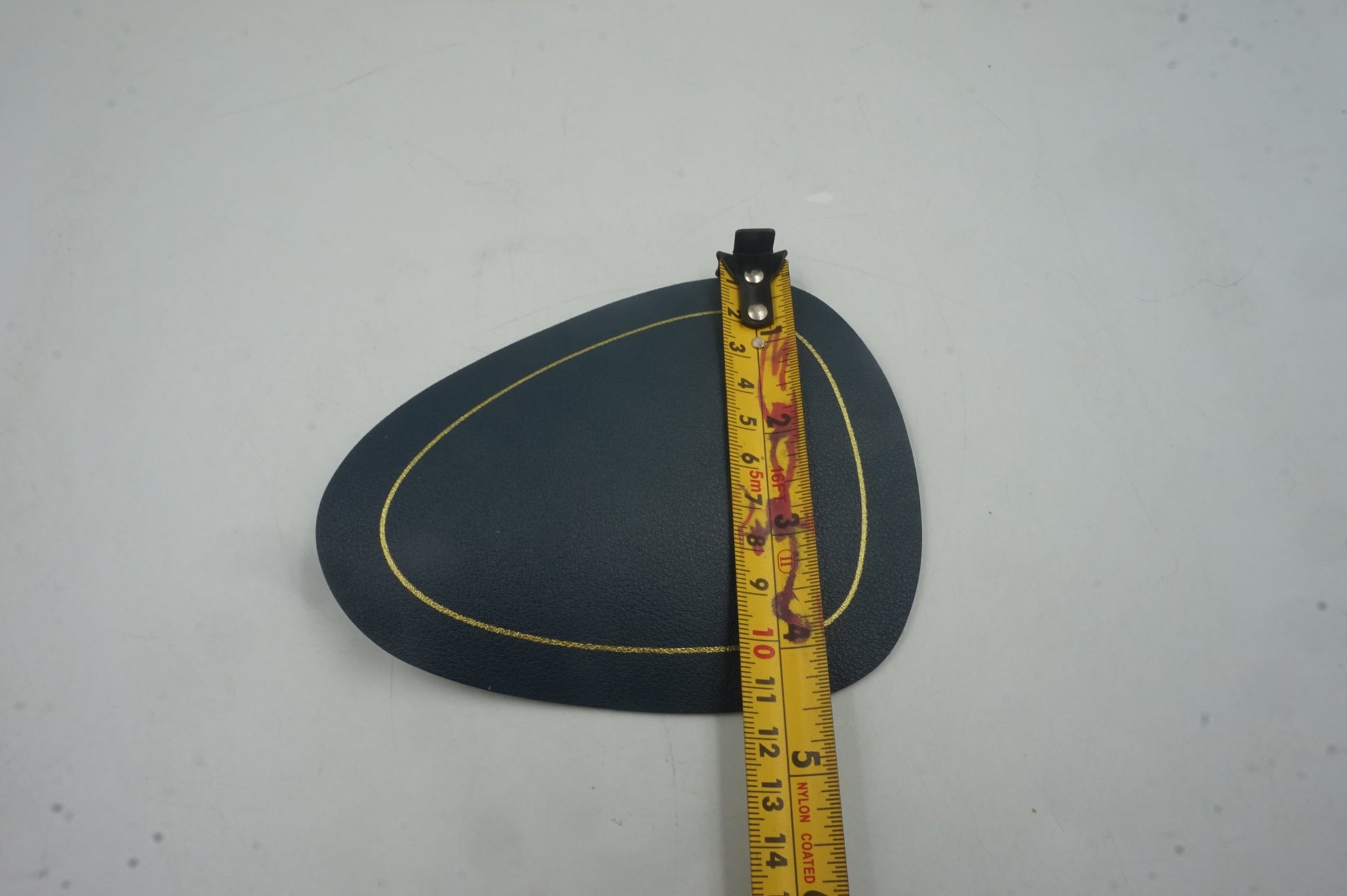 set of 6 blue and green leather placemats 44X37cm and coasters 13.5X11.5CM