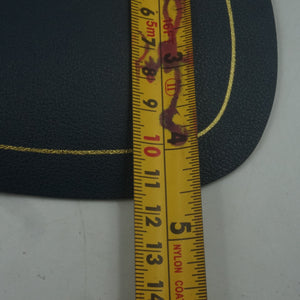 set of 6 blue and green leather placemats 44X37cm and coasters 13.5X11.5CM