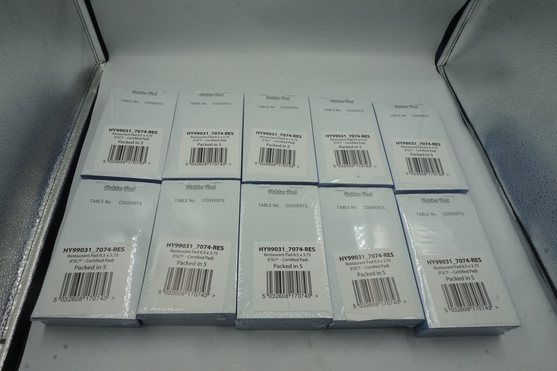 Job lot of 10 Pukka pad pack of 5 restaurant pads HY99031_7074-RES