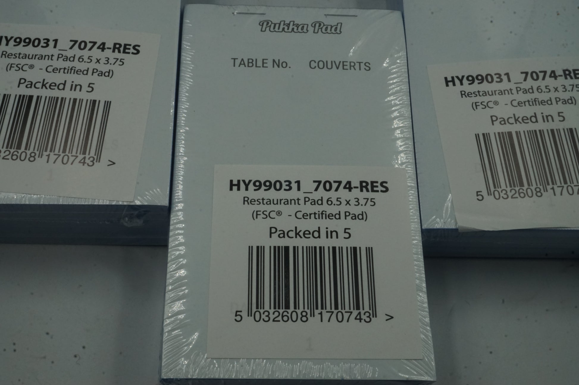 Job lot of 10 Pukka pad pack of 5 restaurant pads HY99031_7074-RES