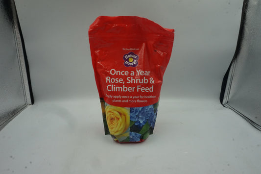 richard jackson flower power once a year rose shrub and climber feed 1KG