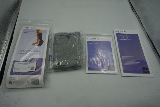 sigvaris compreflex standard size regular L black 1403-NF-BKR