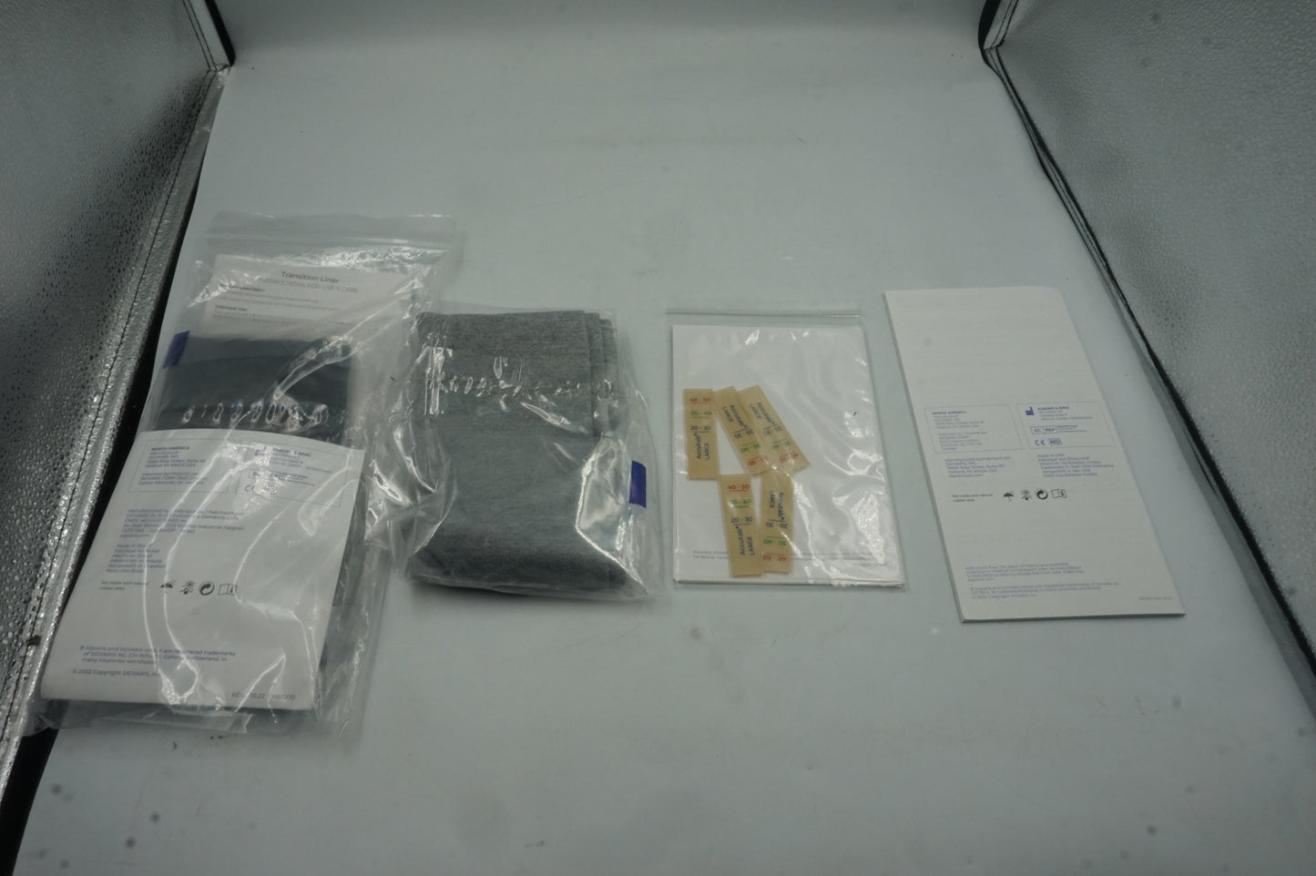 sigvaris compreflex standard size regular L black 1403-NF-BKR