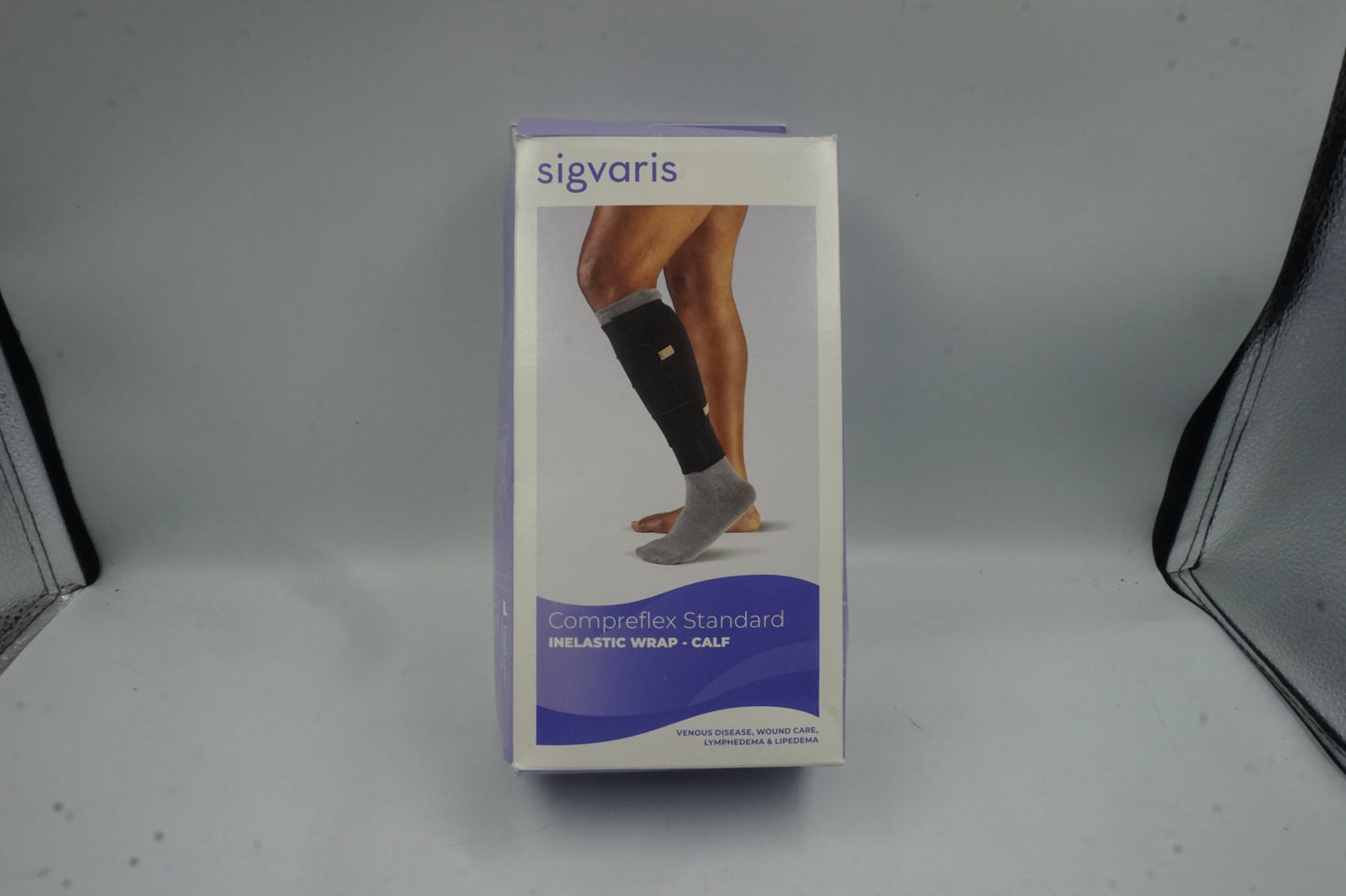 sigvaris compreflex standard size regular L black 1403-NF-BKR