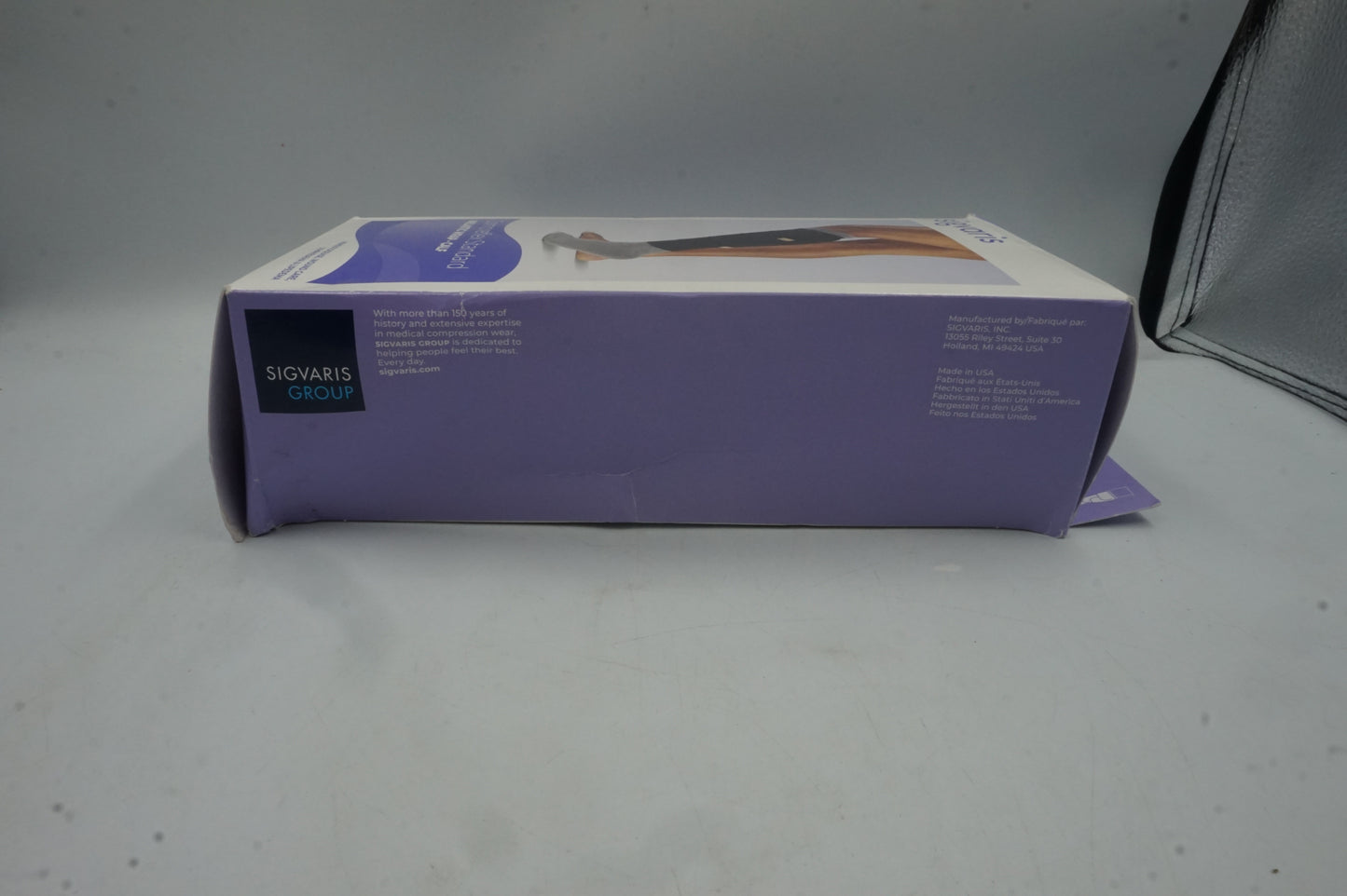 sigvaris compreflex standard size regular L black 1403-NF-BKR