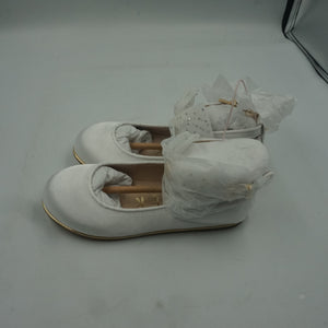 baker organza bow shoe ivory size 11
