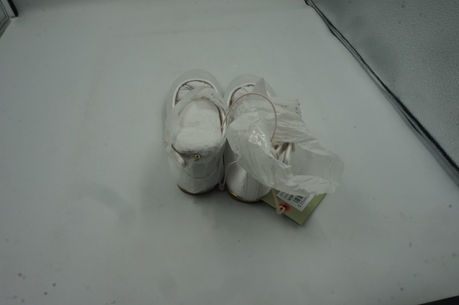 baker organza bow shoe ivory size 11