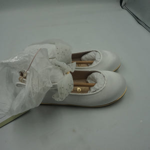 baker organza bow shoe ivory size 11