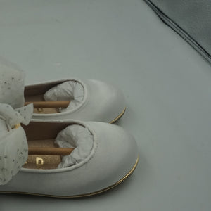 baker organza bow shoe ivory size 11