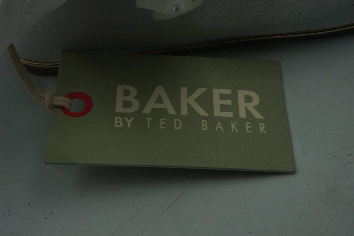 baker organza bow shoe ivory size 11