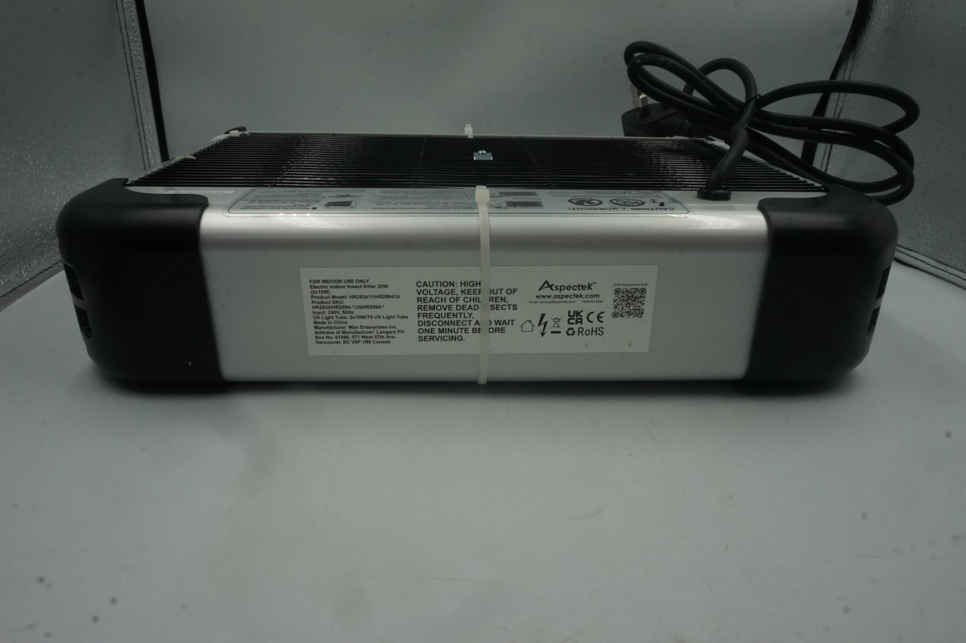 Aspectek indoor bug zapper 20W