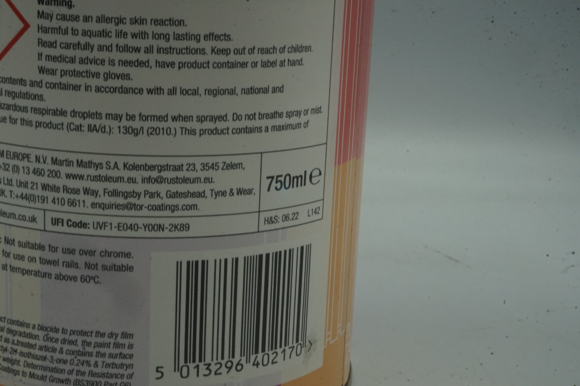 Rust-oleum radiator paint Hessian Matt Finish 750ml