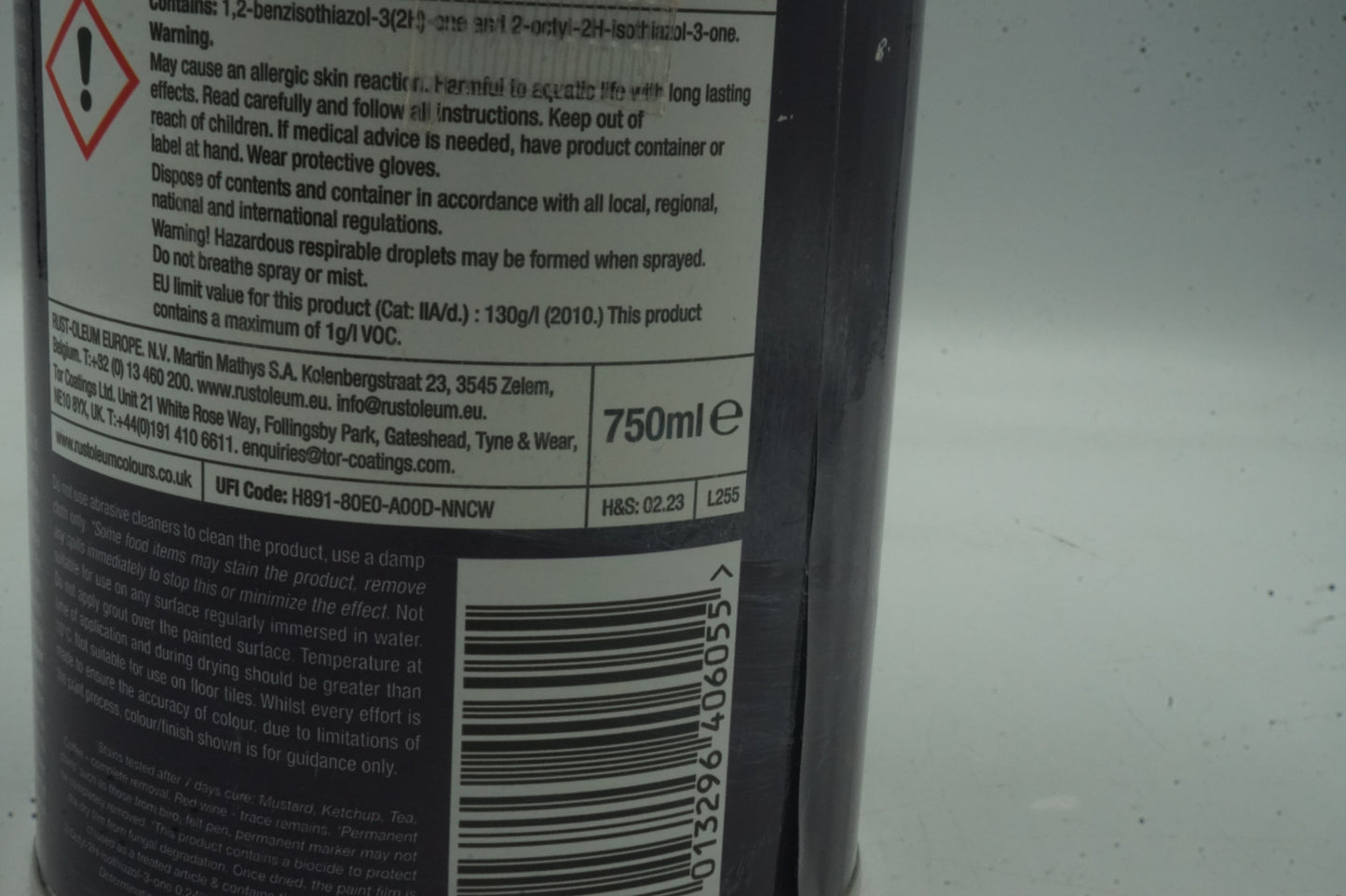 rust-oleum kitchen tile paint matt finish hessian 750ml