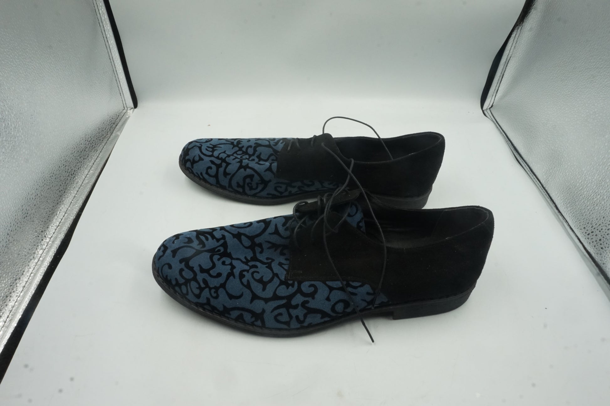 Peppe shoes classic men's dress shoes blue size UK12 RRP£235