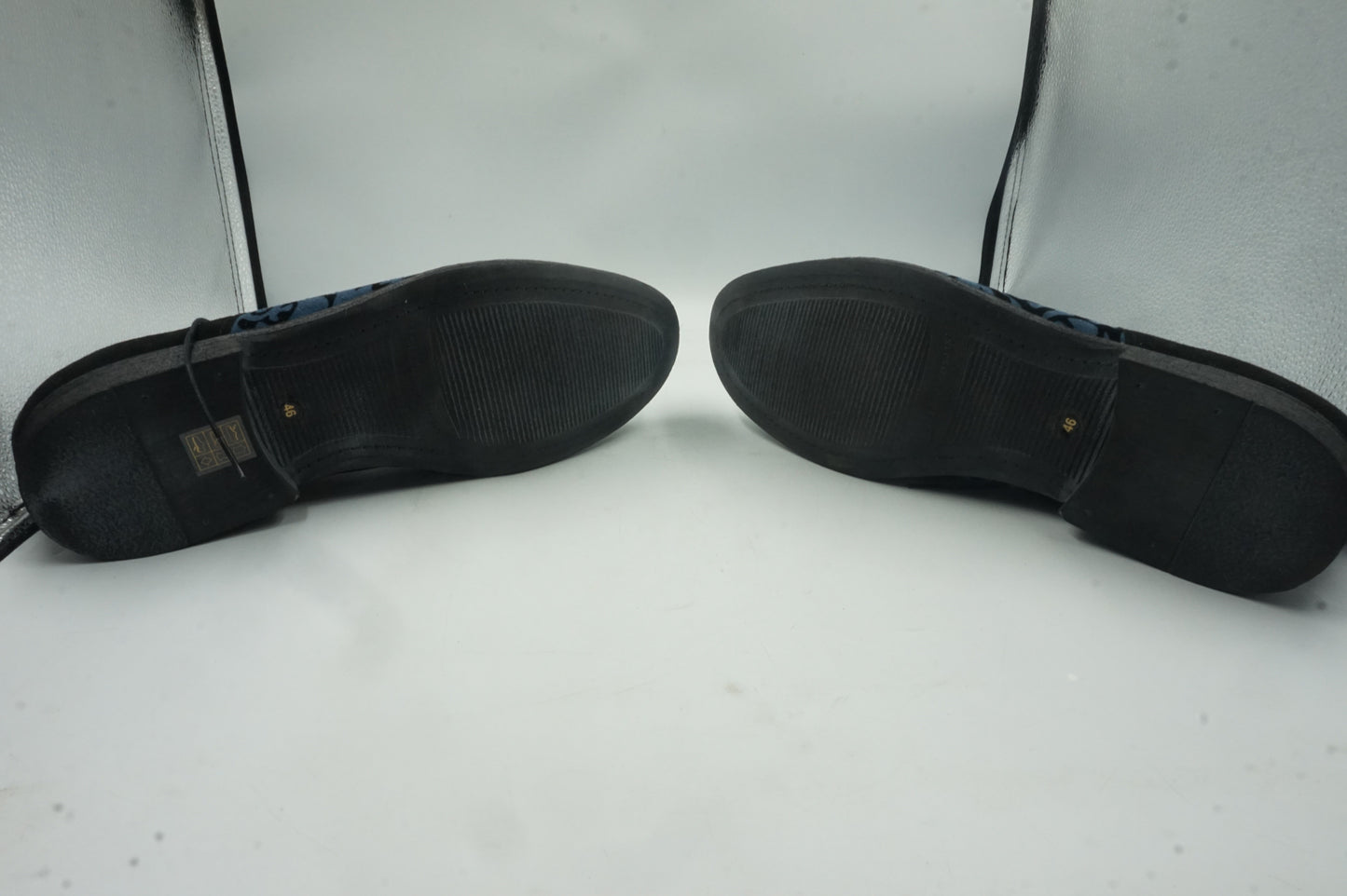 Peppe shoes classic men's dress shoes blue size UK12 RRP£235