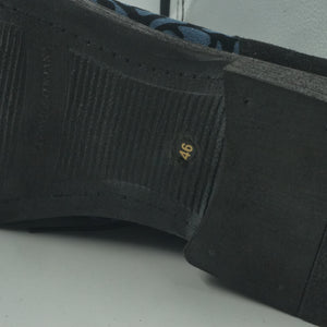 Peppe shoes classic men's dress shoes blue size UK12 RRP£235