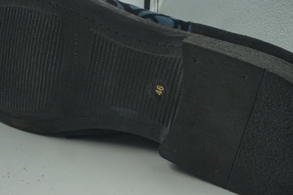 Peppe shoes classic men's dress shoes blue size UK12 RRP£235