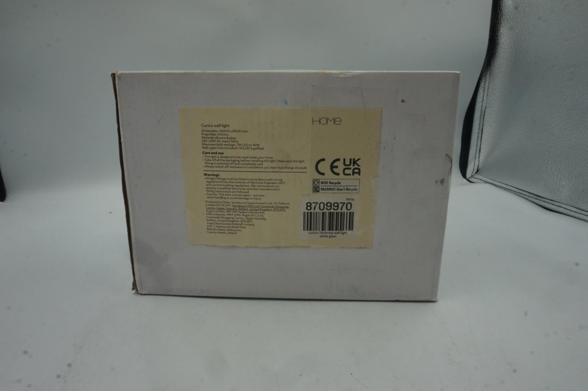 HOME curico wall light 36.5X8CM