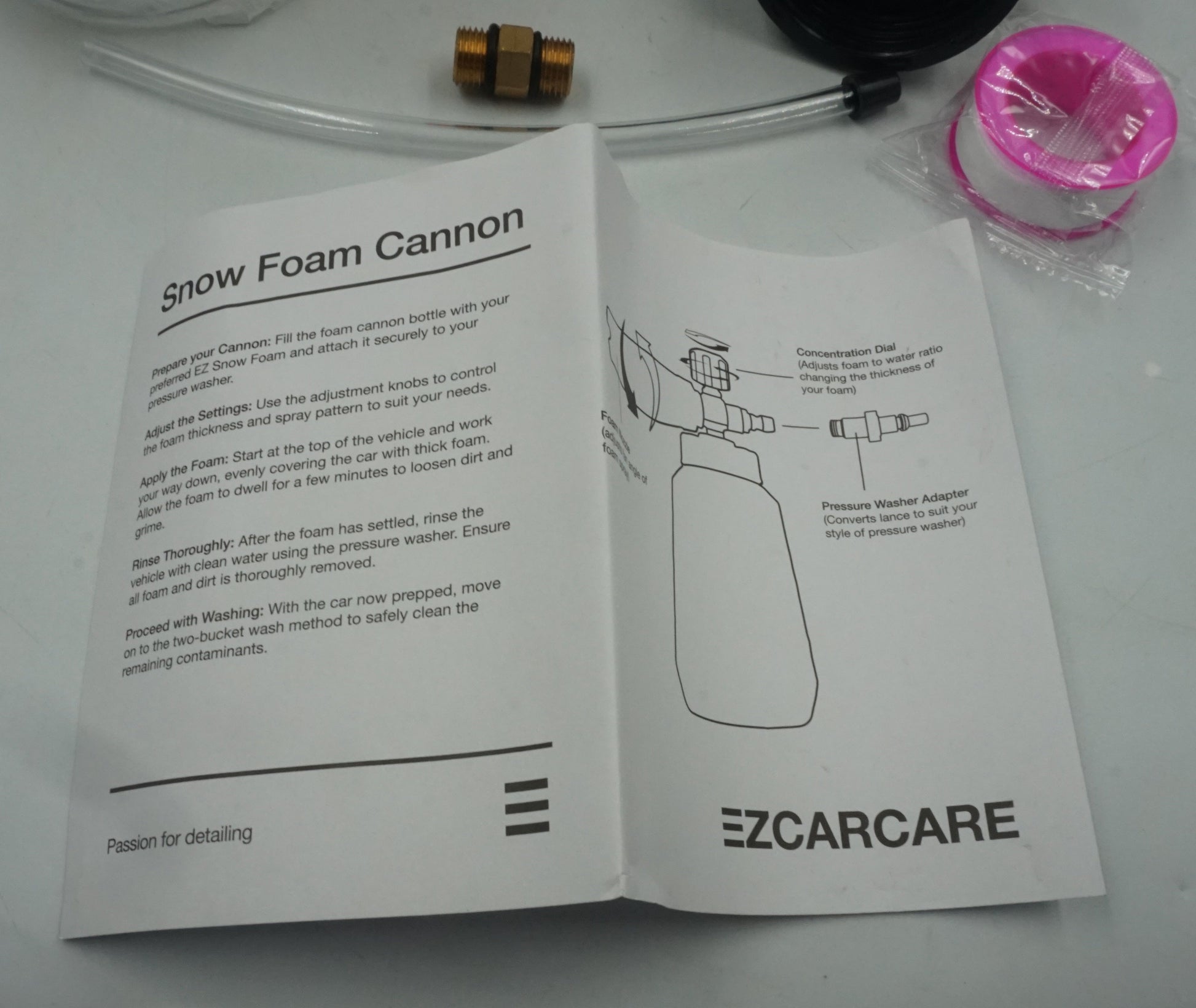 EZCarCare advanced snow foam lance cannon