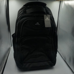 Matein large wheeled rolling laptop travel backpack 9