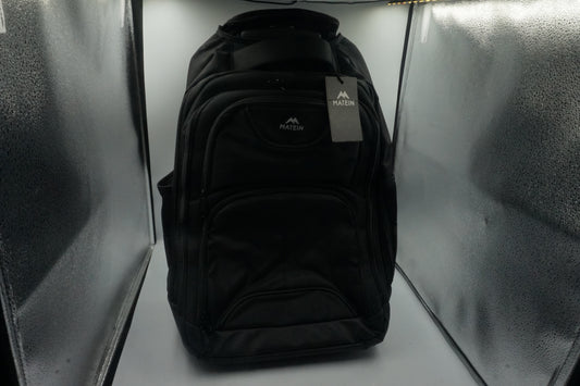 Matein large wheeled rolling laptop travel backpack 9"X13"X19.6"