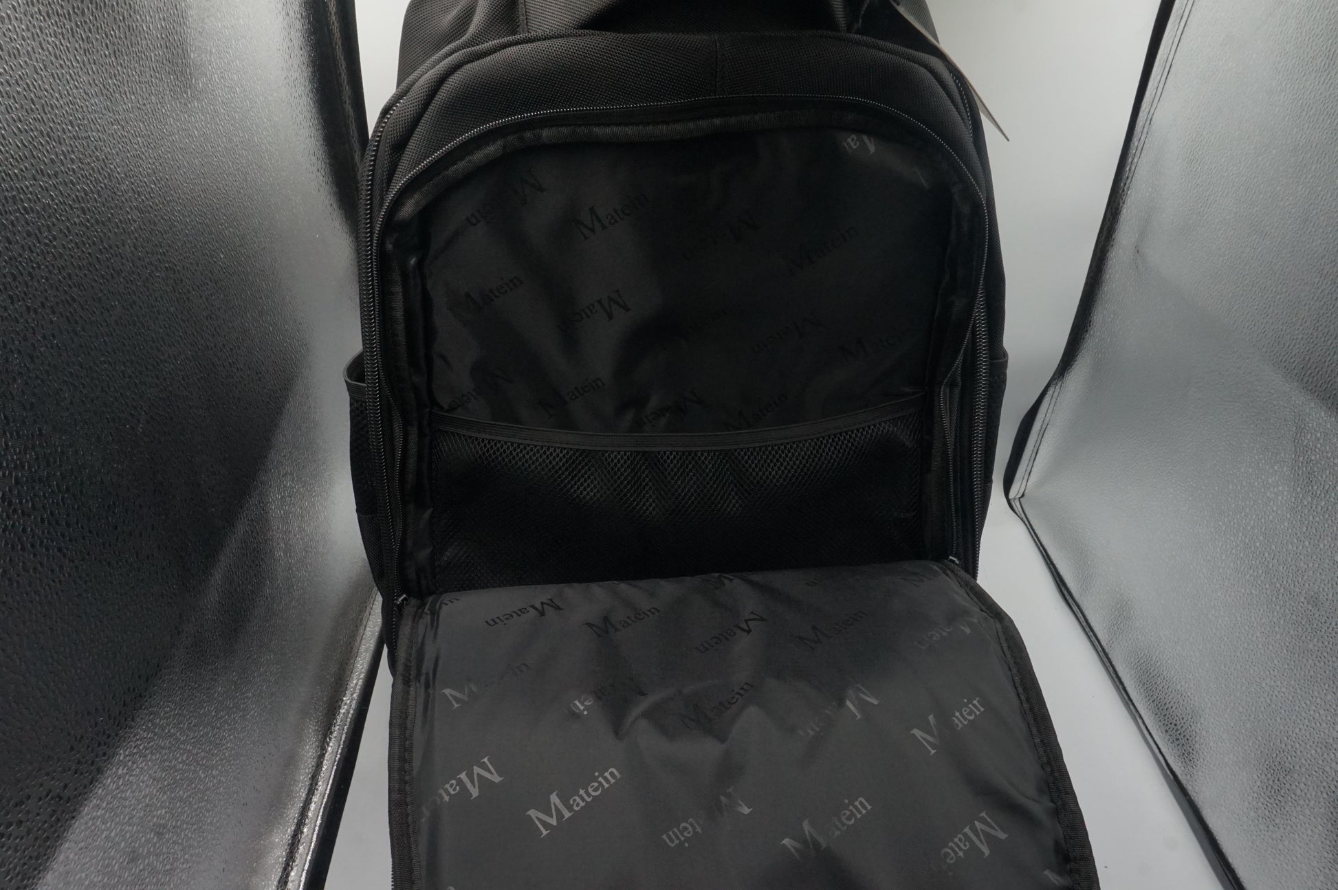 Matein large wheeled rolling laptop travel backpack 9"X13"X19.6"