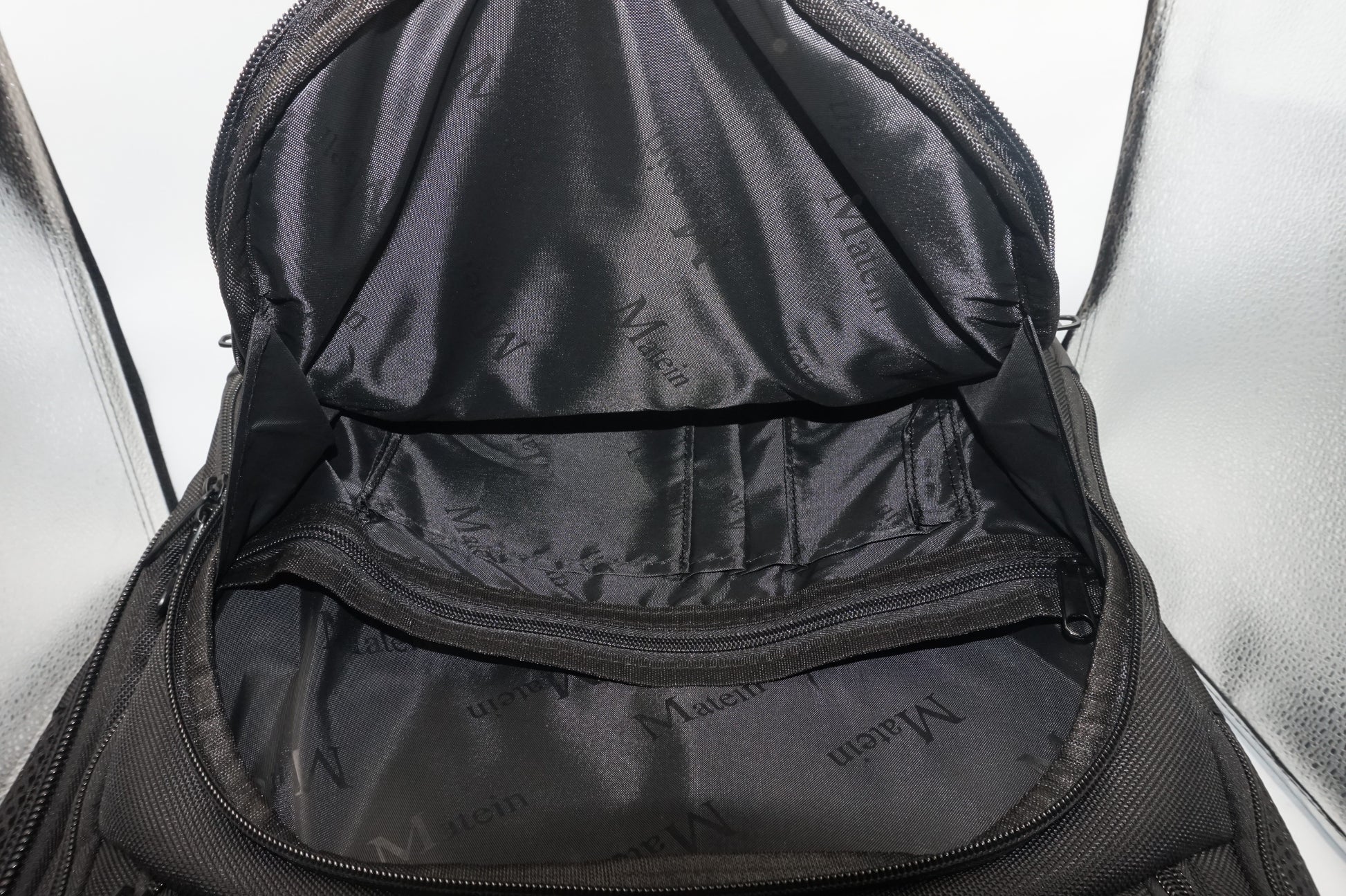 Matein large wheeled rolling laptop travel backpack 9"X13"X19.6"