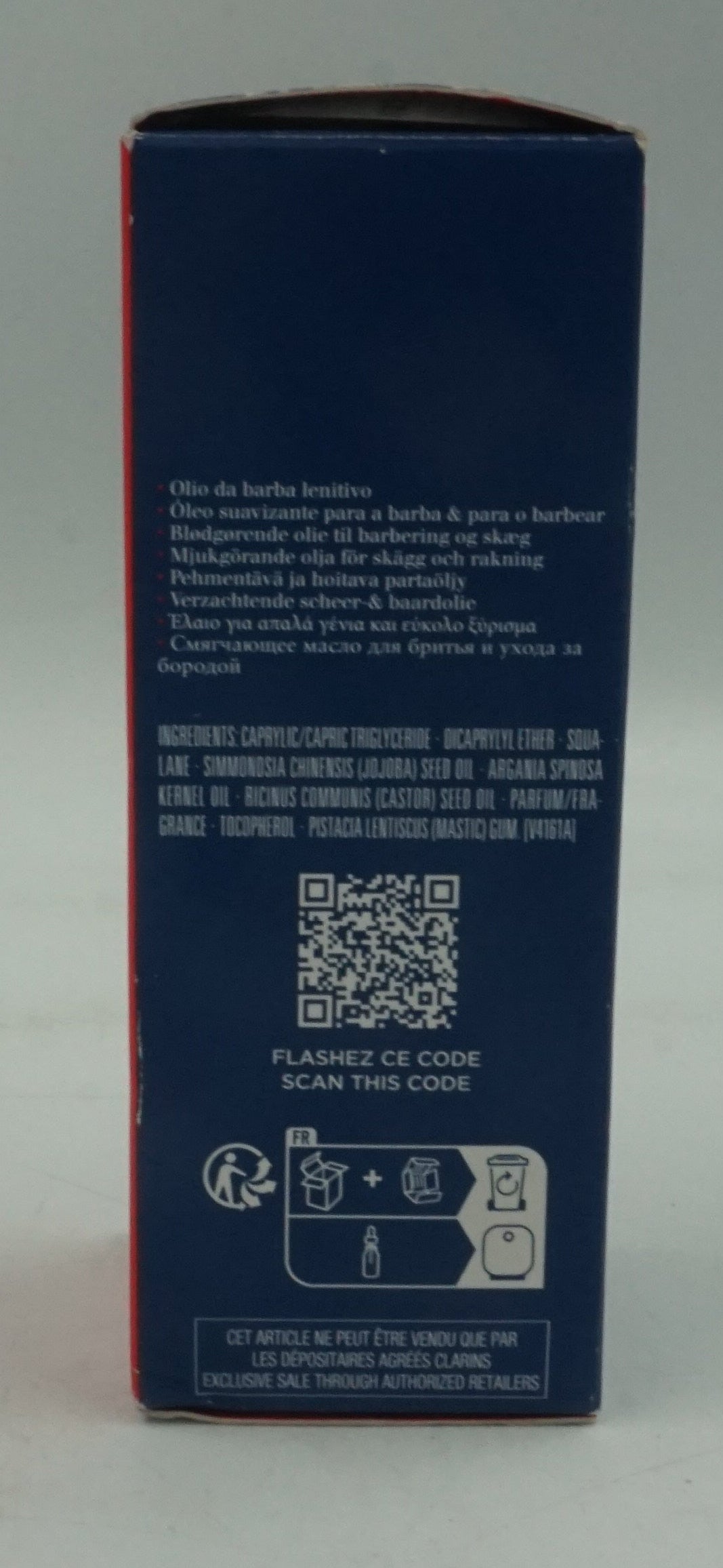 Clarinsmen huile rasage + barbe shave + beard oil 30mL