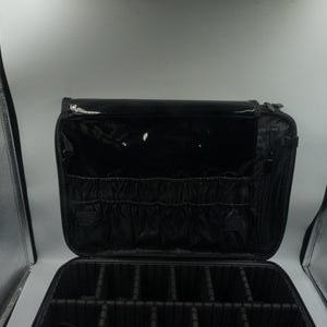 unbranded adjustable travel makeup case bag size L