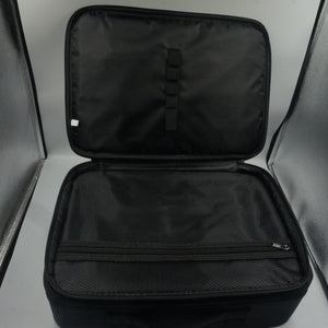 unbranded adjustable travel makeup case bag size L