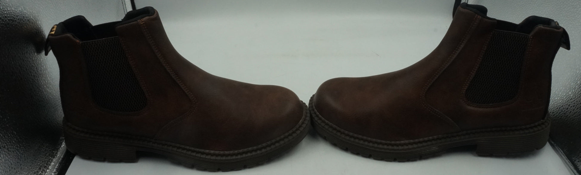 USOR steel toe safety shoes brown size UK 10