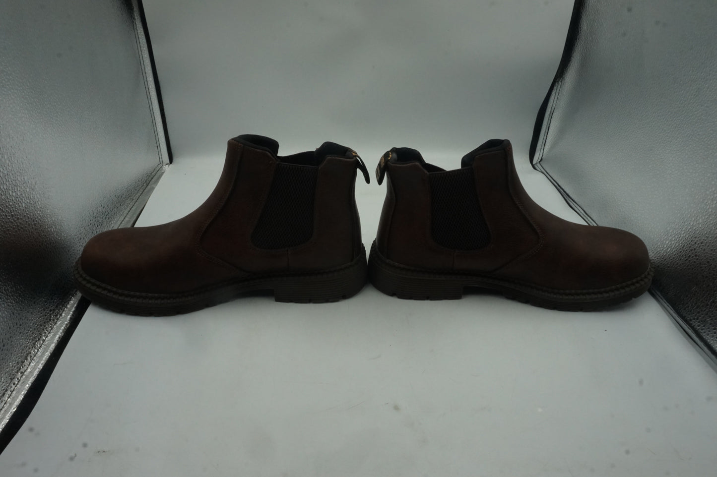 USOR steel toe safety shoes brown size UK 10