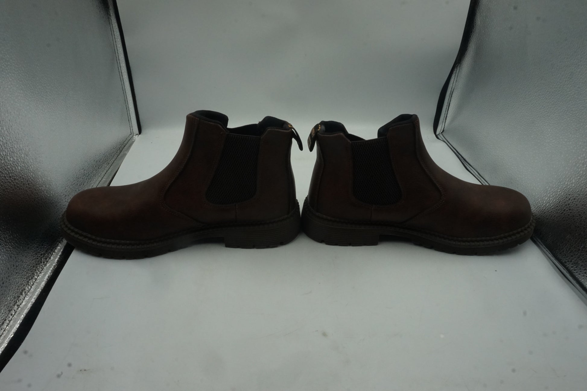 USOR steel toe safety shoes brown size UK 10