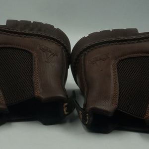 USOR steel toe safety shoes brown size UK 10
