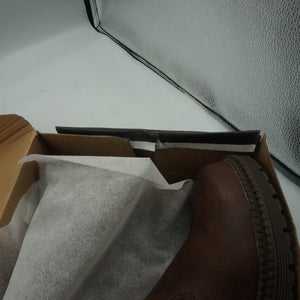 USOR steel toe safety shoes brown size UK 10