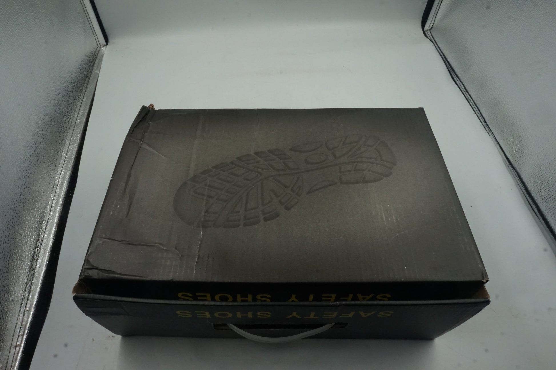 USOR steel toe safety shoes brown size UK 10