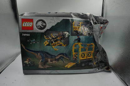lego Jurassic world dinosaur missions allosaurus transport truck 76966
