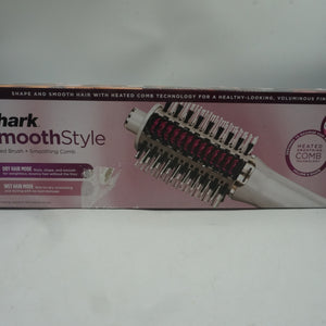 Shark smoothstyle heated brush and smoothing comb
