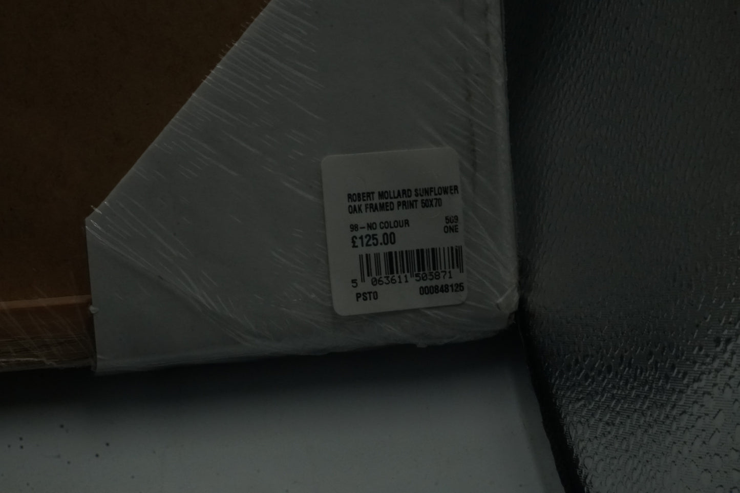 LIberty PSTR studio Robert Möllard sunflower vase oak framed Print size 50X70CM